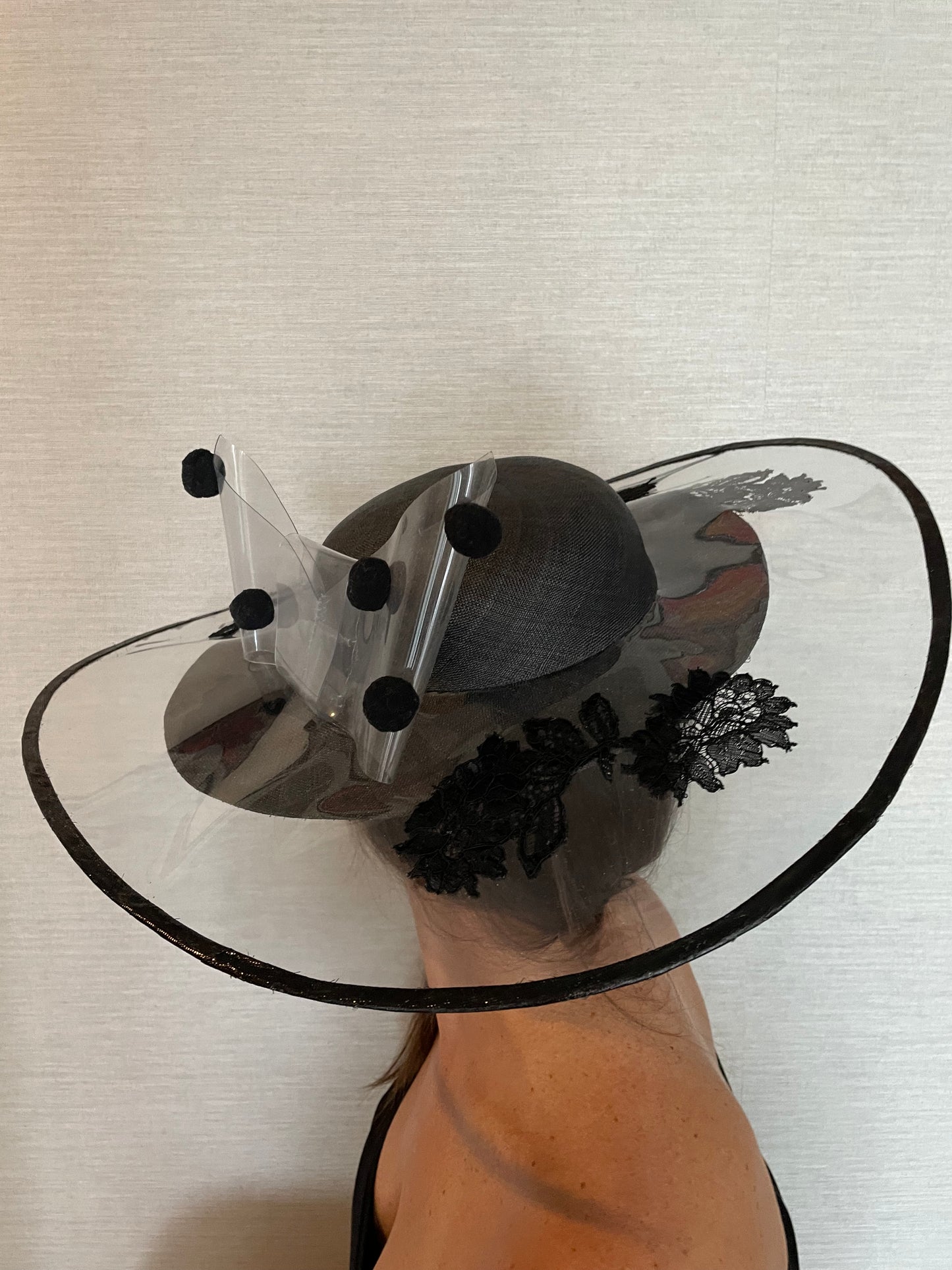 Transparent vinyl hat